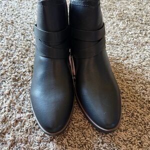 BareTraps Black Ankle Booties